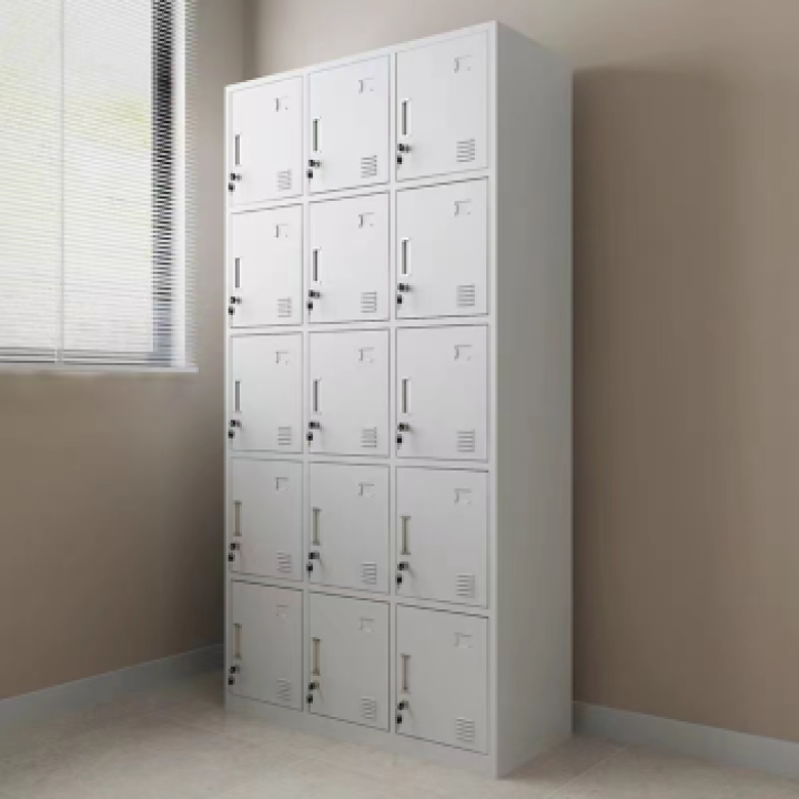 15-Locker steel office cabinet 