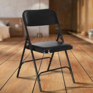 Clark Metal Folding Chair (Black) 