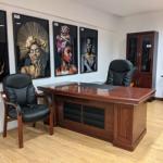 1.4M Executive Office Desk With Drawers 