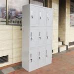 9-Locker steel office cabinet 