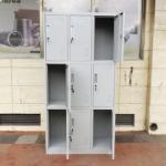 9-Locker steel office cabinet 