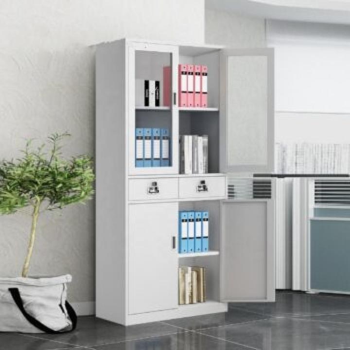 2-Door metallic office cabinet 