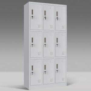 9-Locker steel office cabinet 