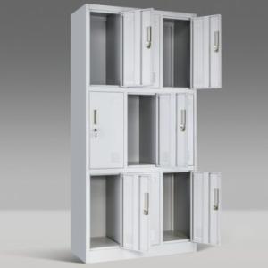 9-Locker steel office cabinet 
