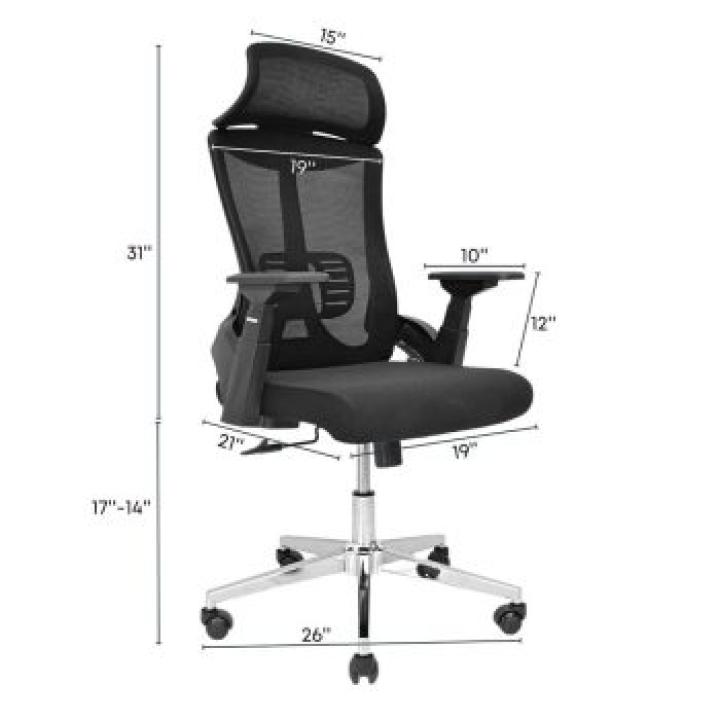 Crospy high-back mesh office chair 