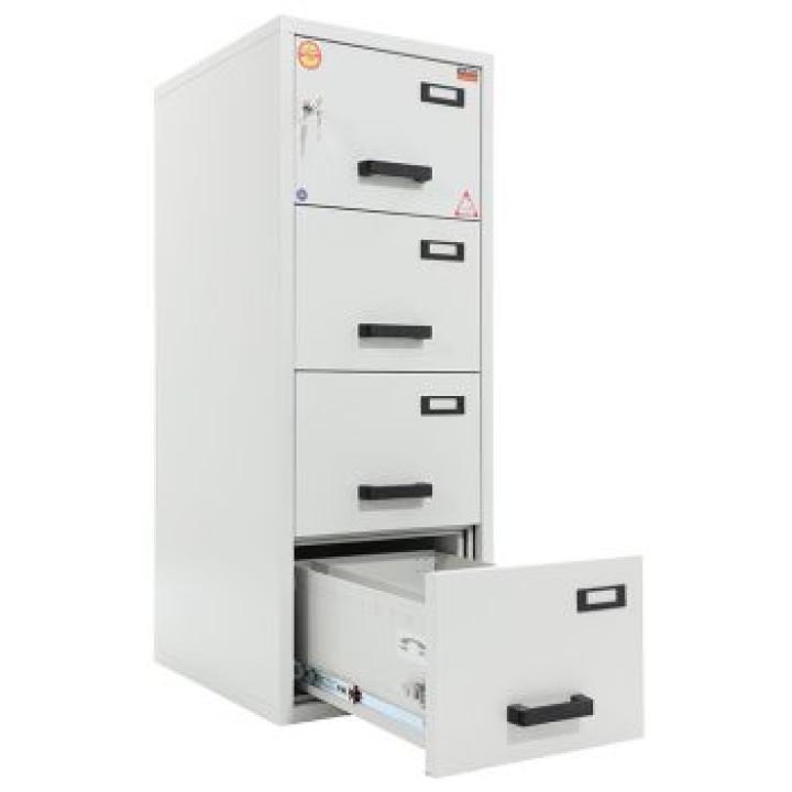 Compact 4-Drawers Fireproof Cabinet 
