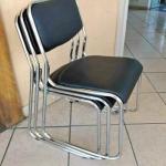 Chrome office guest seats 