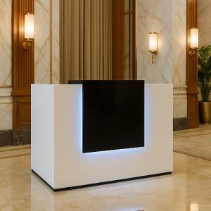 Modern Office Reception Desk
