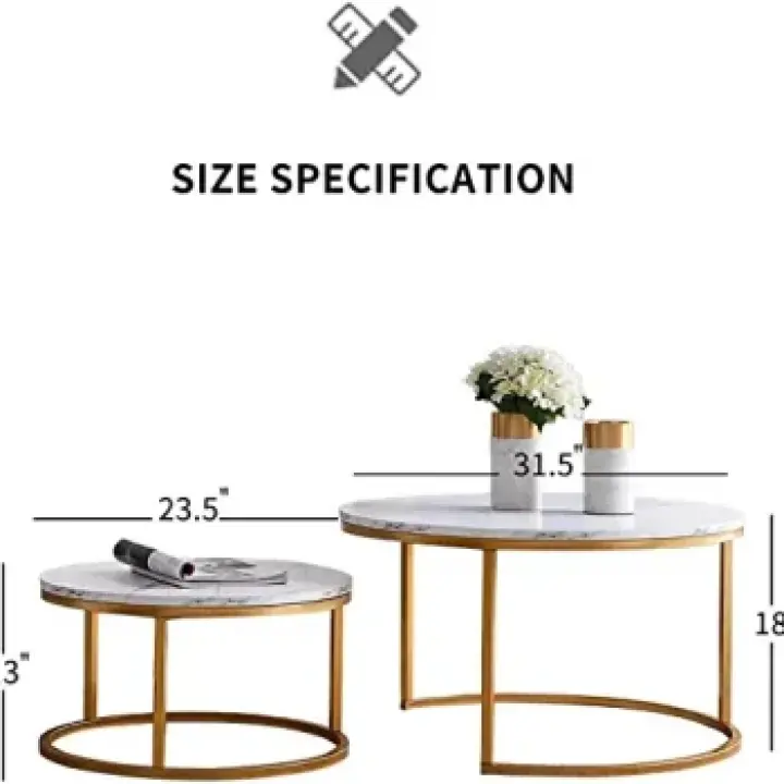 AWQ nesting coffee table 