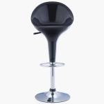 Adjustable swivel barstool (Black) 