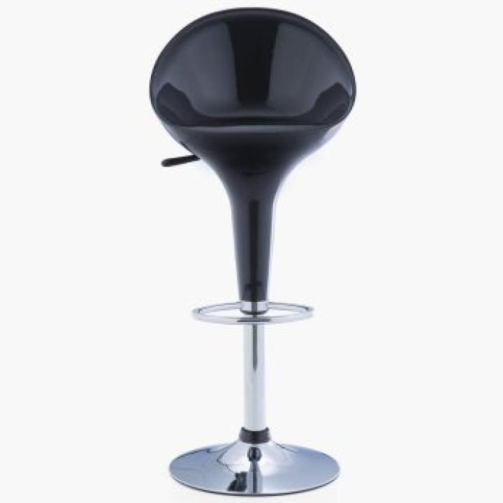 Adjustable swivel barstool (Black) 