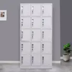 15-Lockers steel office storage cabinet 