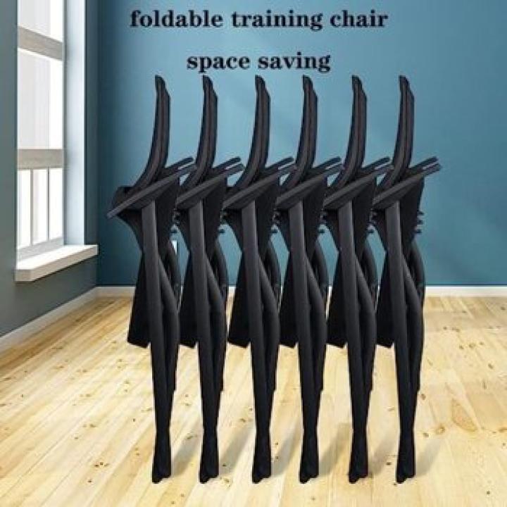 Foldable mesh back study chair 
