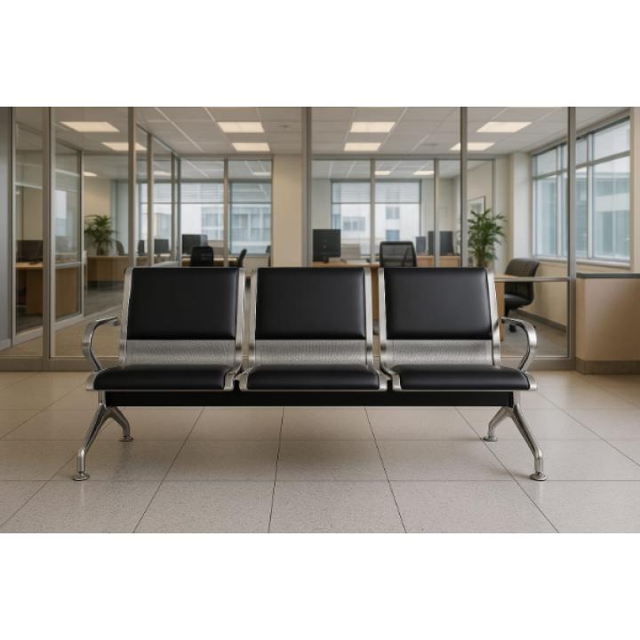 Visitors waiting 3 link chairs