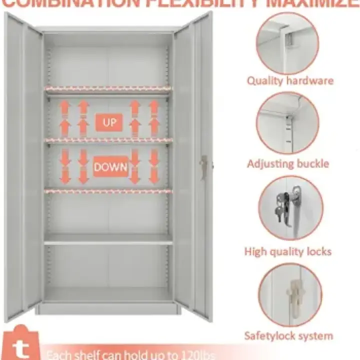 2-Door steel cabinet 