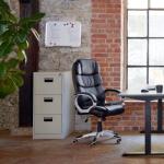 3-Drawers metallic filling cabinet 