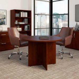 4-Seater Round Meeting Table 