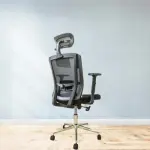 ComfyFlex Black Mesh High-Back Office Chair 