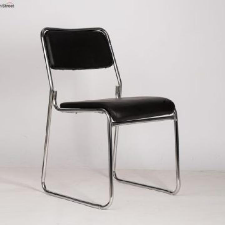 Chrome office visitor chair 