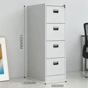 4-Drawers metallic office filling cabinet 