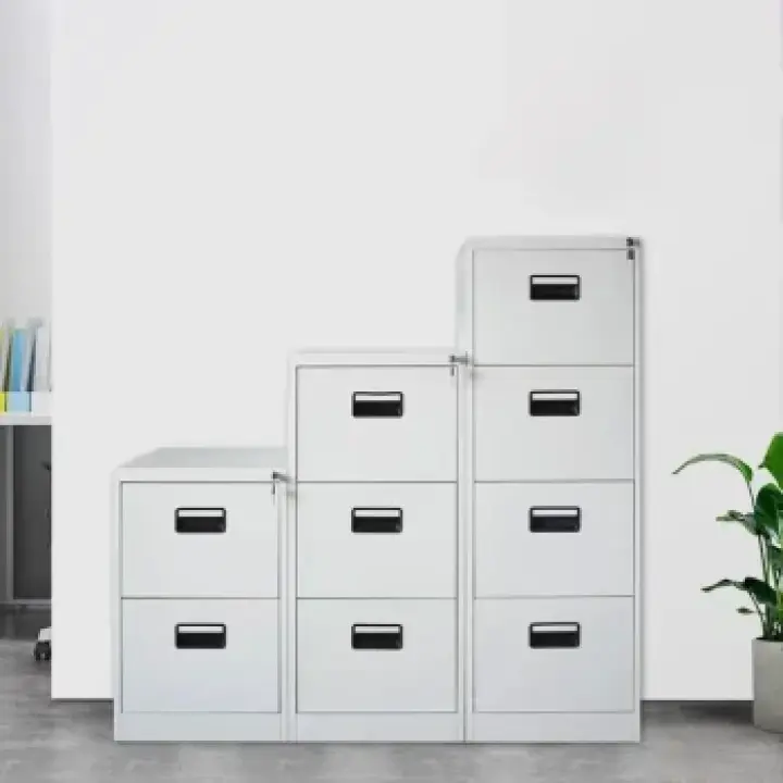 Four drawers metallic file cabinet 