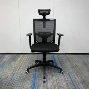 Ergonomic high-back office seat 