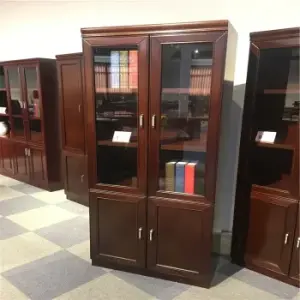 2-Door wooden office cabinet 