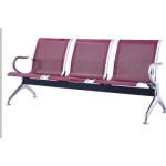 3-link metallic waiting bench 