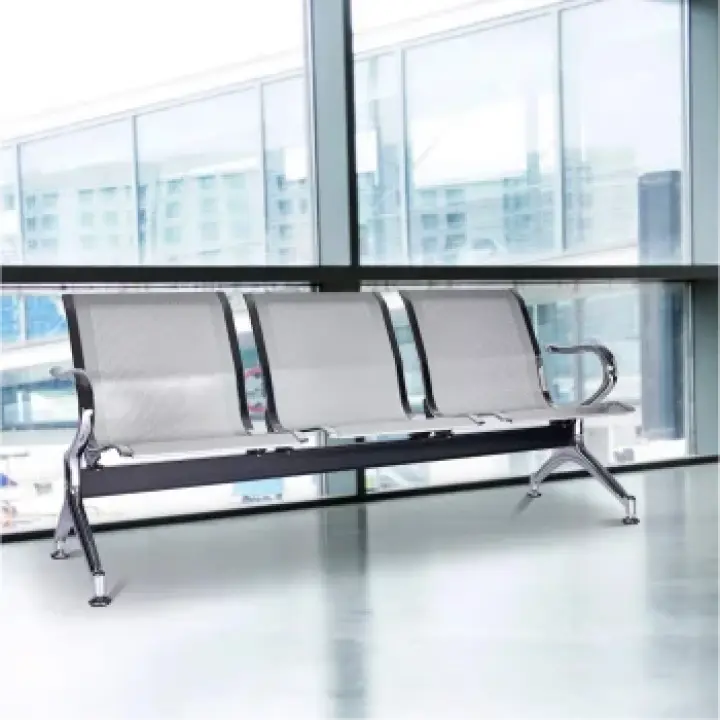 3-seater reception waiting bench 