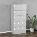15 Lockers steel office cabinet 