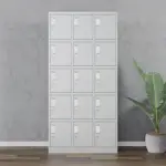 15-Locker steel office cabinet 