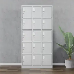 15 Lockers steel office cabinet 