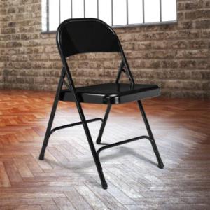 Black Foldable Task Chair 
