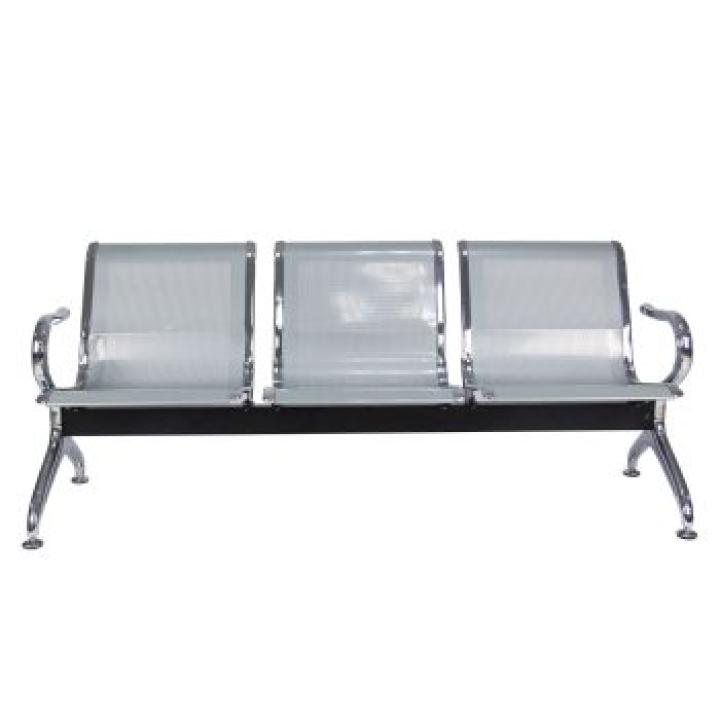 3-link non-padded waiting bench 