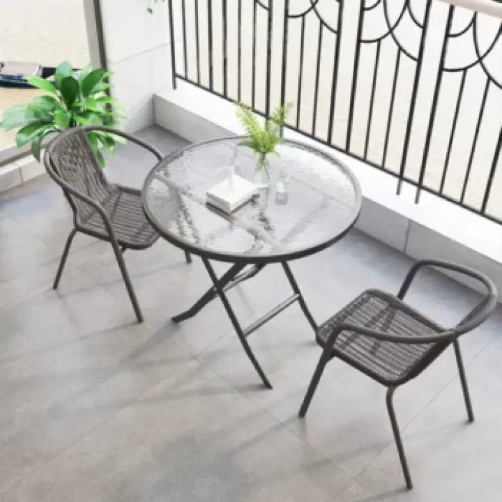 4-Seater Outdoor Patio Rattan Set 