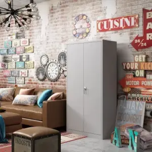 2-Door metallic office cabinet 