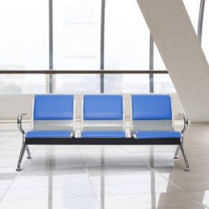 3-Link Padded Waiting Bench 
