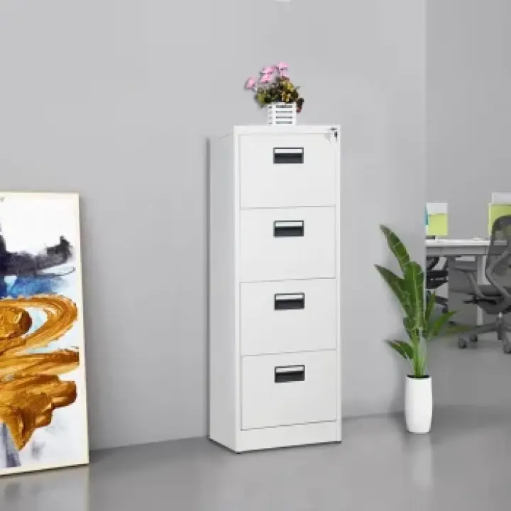 4-Drawers Metallic Steel Cabinet 