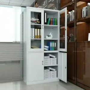2-Door metallic office document cabinet 