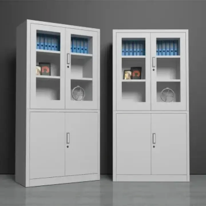 2 Door metallic office storage cabinet 