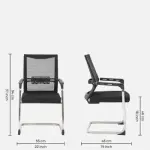 Cantilever mesh office visitor chair 