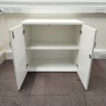 2-Door Wooden Credenza Cabinet 