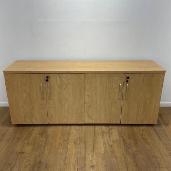 4-Door storage credenza cabinet 