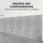 12-Locker steel office cabinet 