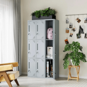 9-Locker Steel Office Cabinet 