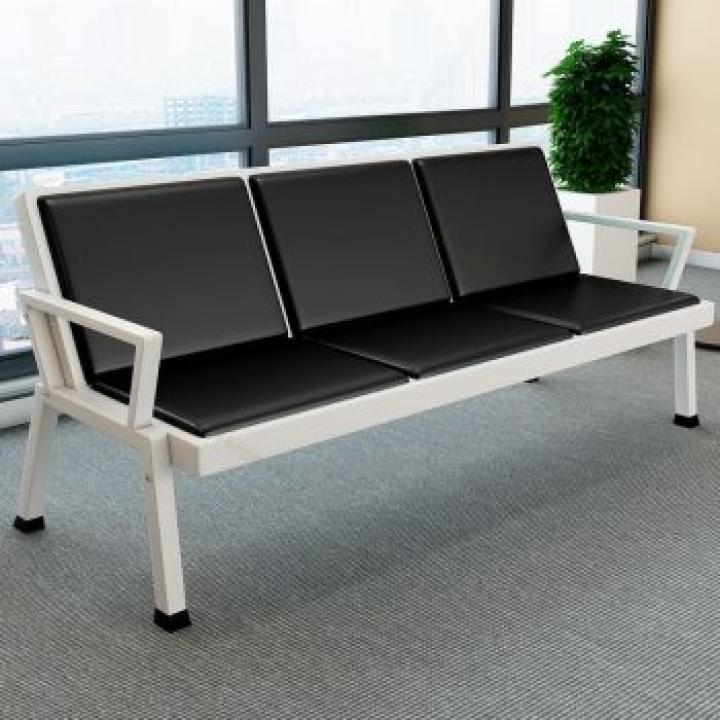 3-Link Padded Waiting Bench 