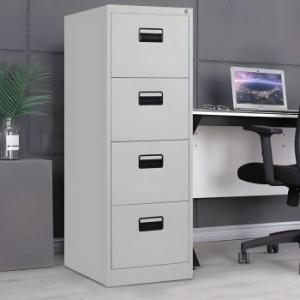 4-Drawer Metallic Office Cabinet 