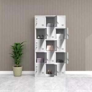 15-Locker steel office cabinet 
